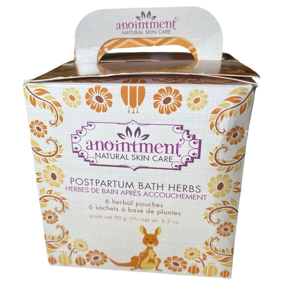 Anointment Natural Skin Care Herbal Postpartum Baths Soothe After Baby Birth NWT